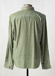 Chemise manches longues vert NUMEROLOGIE pour homme seconde vue