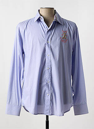 Chemise manches longues violet VESTIAIRES PRINCIPAUTE CANNOISE pour homme