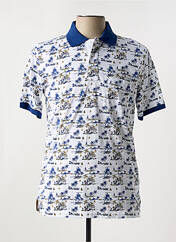 Polo bleu REDMOND pour homme seconde vue