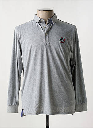 Polo gris MARINE DE SAVOIE pour homme