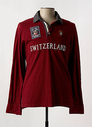 Polo rouge ARISTOW pour homme