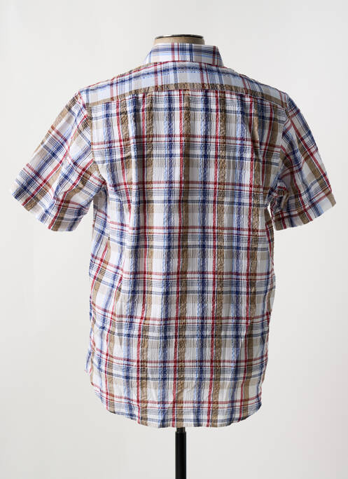 Chemise manches courtes poches bleu YVES ENZO homme