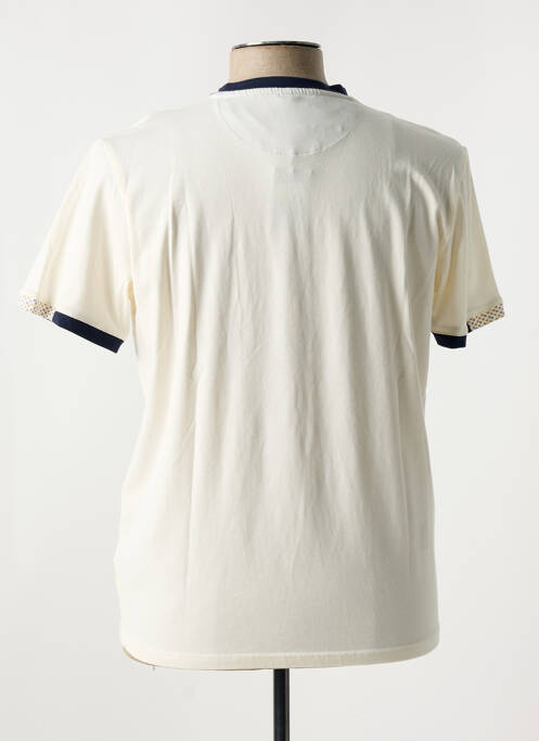 T-shirt coupe cintrée manches courtes beige COFOX homme