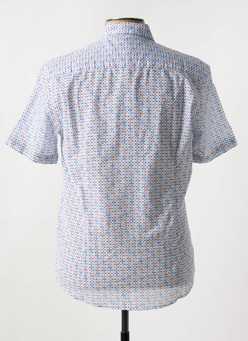 Chemise manches courtes blanc DELAHAYE pour homme