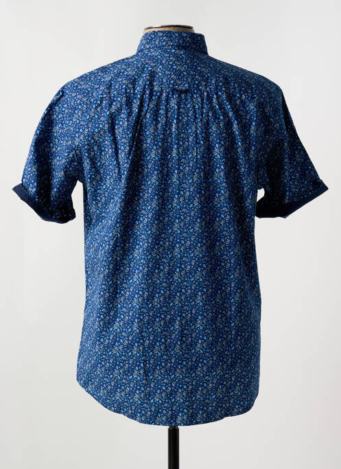 Chemise manches courtes bleu REDMOND pour homme