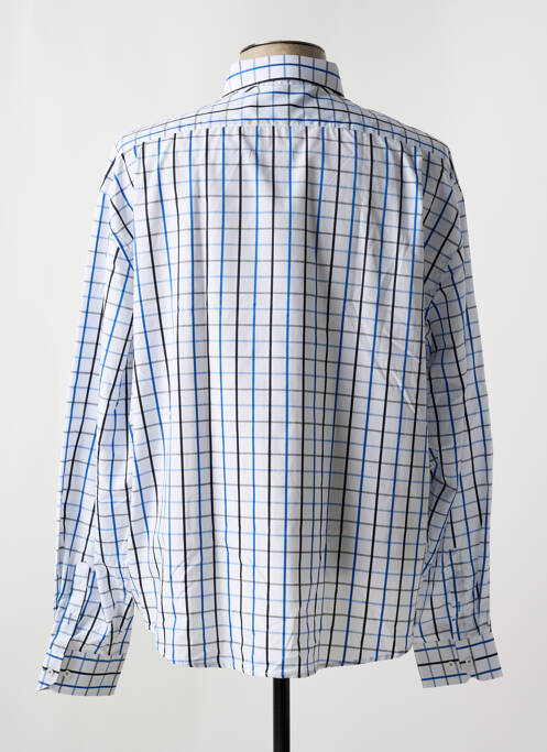 Chemise manches longues bleu YVES ENZO pour homme