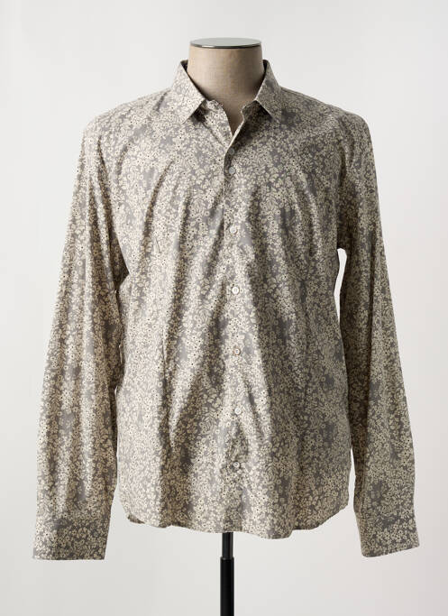 Chemise manches longues gris NUMEROLOGIE pour homme