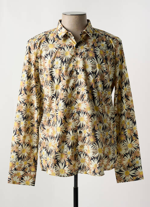 Chemise manches longues noir NUMEROLOGIE pour homme