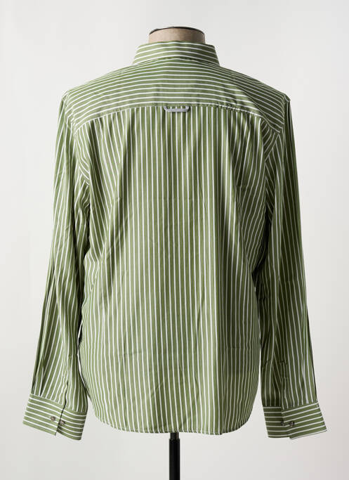 Chemise manches longues vert NUMEROLOGIE pour homme