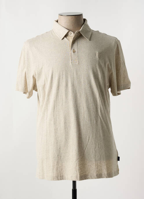 Polo beige IZAC pour homme