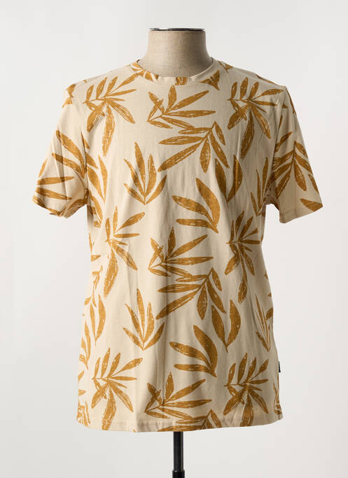 T-shirt beige IZAC pour homme