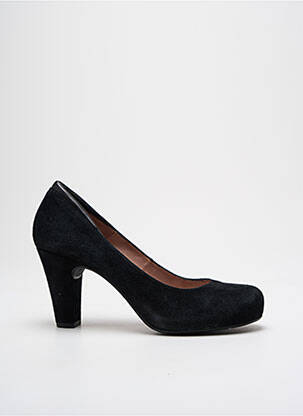 Escarpins nubuck talon de 7 à 9cm noir GADEA femme