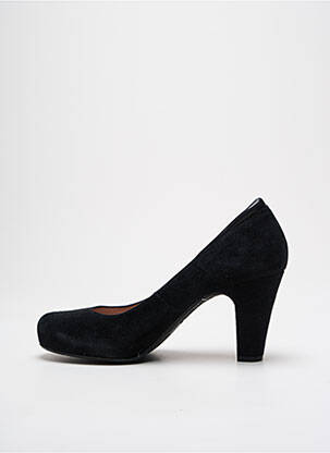 Escarpins nubuck talon de 7 à 9cm noir GADEA femme