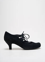 Escarpins nubuck talon de 4 à 6cm noir COULEUR POURPRE femme
