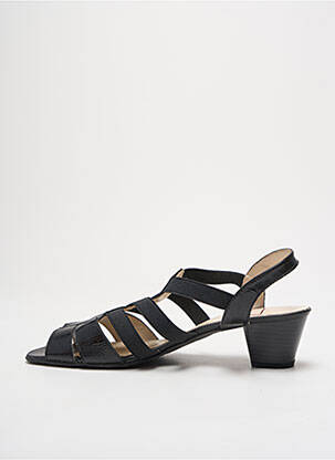 Sandales/nu pieds type de semelle amortissante talon de 4 à 6cm noir HASLEY femme
