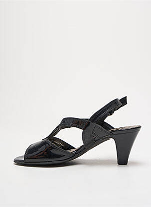 Sandales/nu pieds matière lisse talon de 4 à 6cm noir GABOR femme