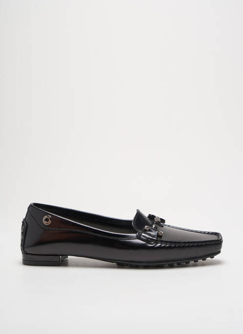 Mocassins tissage satiné talon plat jusqu'à 3cm noir TRIVER FLIGHT femme