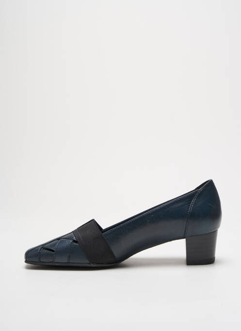 Mocassins bleu MARCO pour femme