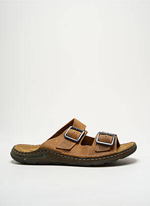 Mules/sabots fermeture boucle(s) bout ouvert marron JOSEF SEIBEL homme