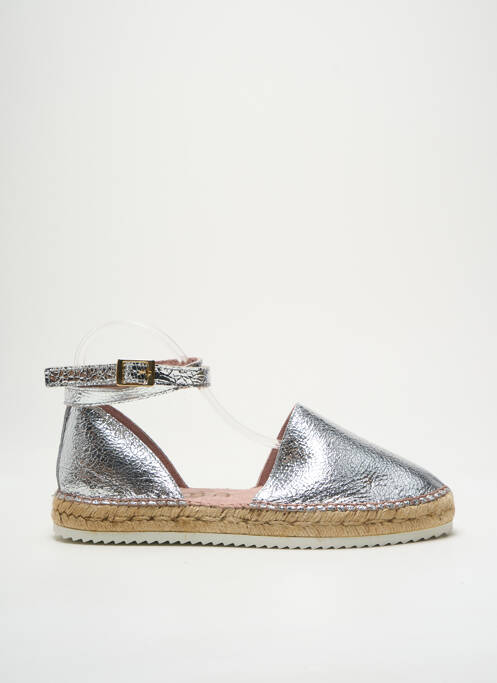 Espadrilles argent BRUMA pour femme