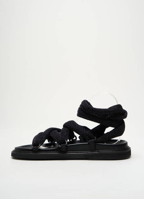 Sandales/Nu pieds noir ANAKI pour femme