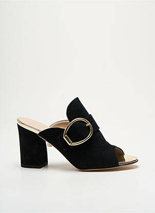Mules/sabots semelle extérieure cuir talon de 7 à 9cm noir MODA DI FAUSTO femme