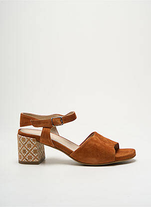 Sandales/nu pieds talon bottier talon de 4 à 6cm marron MODA DI FAUSTO femme