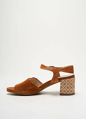 Sandales/nu pieds talon bottier talon de 4 à 6cm marron MODA DI FAUSTO femme