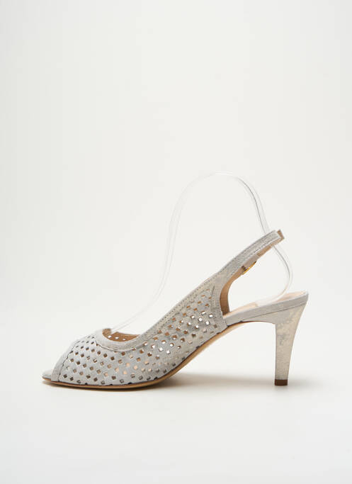 Sandales/Nu pieds argent MODA DI FAUSTO pour femme