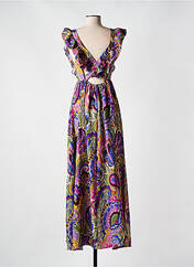 Robe longue violet ORFEO pour femme seconde vue