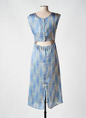Robe mi-longue bleu MUS & BOMBON pour femme seconde vue