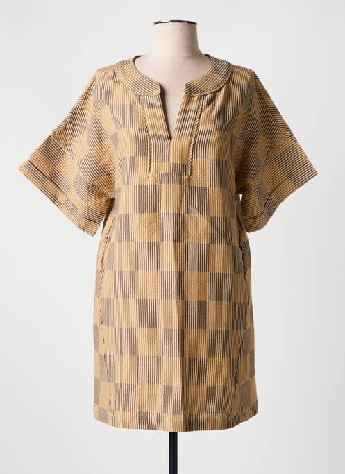 Robe courte beige ORFEO pour femme