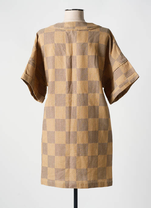 Robe courte beige ORFEO pour femme