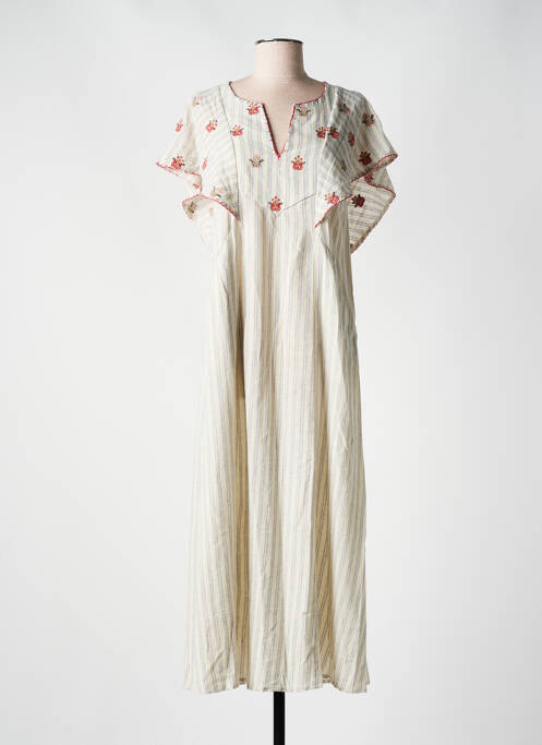 Robe longue gris ORFEO pour femme