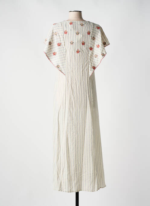 Robe longue gris ORFEO pour femme