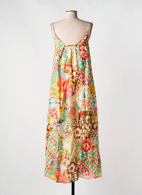 Robe longue jaune ORFEO pour femme