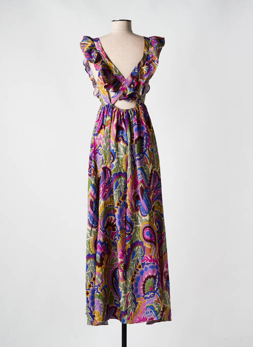 Robe longue violet ORFEO pour femme