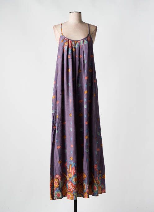 Robe longue violet ORFEO pour femme