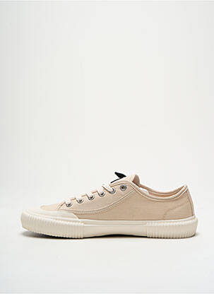 Baskets semelle amovible bout rond beige G STAR homme