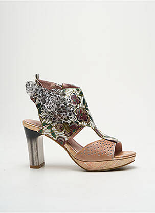 Sandales/Nu pieds beige LAURA VITA pour femme
