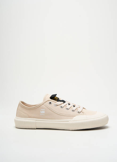 Baskets beige G STAR pour homme