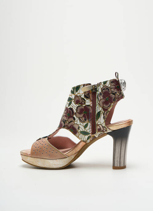 Sandales/Nu pieds beige LAURA VITA pour femme