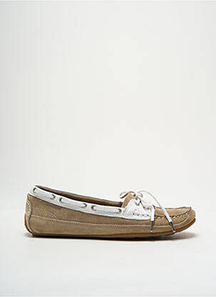 Chaussures bâteau beige SEBAGO pour femme