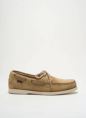 Chaussures bâteau beige SEBAGO pour homme