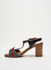 Sandales/Nu pieds noir NEMONIC pour femme seconde vue