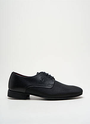 Derbies tissage satiné talon bas noir PIERRE CARDIN homme