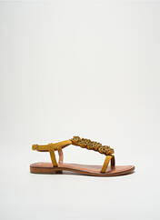 Sandales/Nu pieds jaune SANTAFE pour femme seconde vue