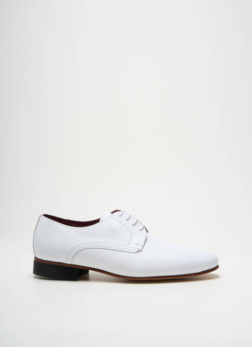 Derbies bout rond talon bas blanc PIERRE CARDIN homme