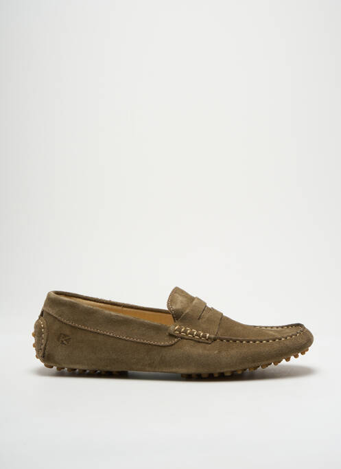 Mocassins vert KOST pour homme