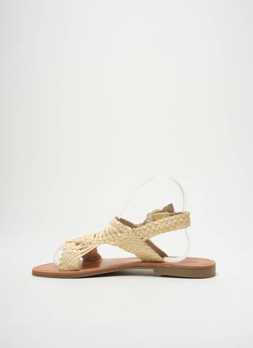 Sandales/Nu pieds beige SANTAFE pour femme